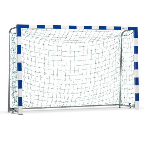 Aluminium-Handballtor - 1615730 - Schelde Sports - stationär / weiß/blau / thermolackiert