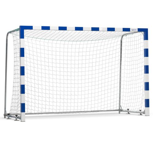 Aluminium-Handballtor - 1615735 - Schelde Sports - stationär / weiß/blau / thermolackiert