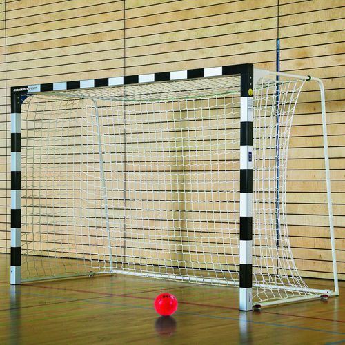 Aluminium-Handballtor - 1615320 - Schelde Sports - stationär / schwarz/weiß / thermolackiert