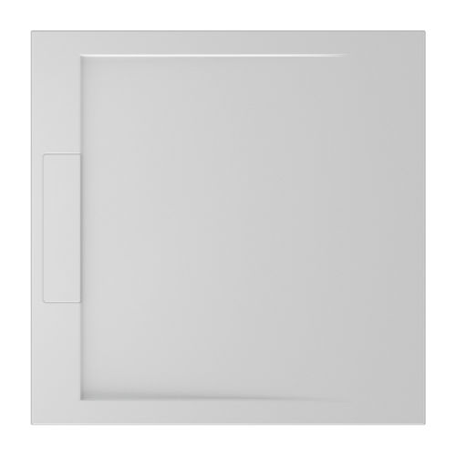 Quadratische Duschwanne - 700520 - NEILUR - zum Aufstellen / extraflach / Mineralwerkstoff