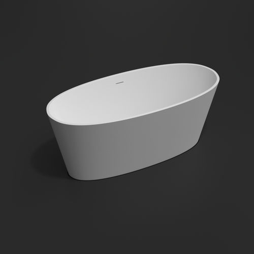 Ovale Badewanne - 700120 - NEILUR - freistehend / für Wohnungen / zur beruflichen Nutzung