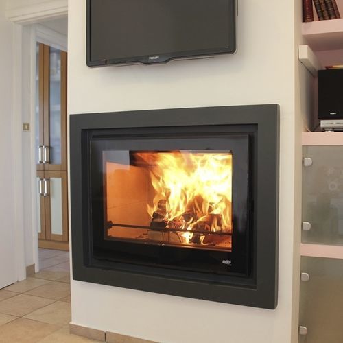 Holz-Kamineinsatz - 83-62 - REGALFIRE S.A - Stahl / modern
