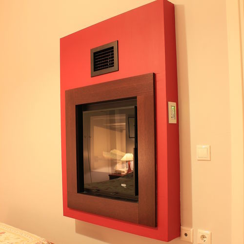 Holz-Kamineinsatz - 48 - 55 - REGALFIRE S.A - Stahl / modern