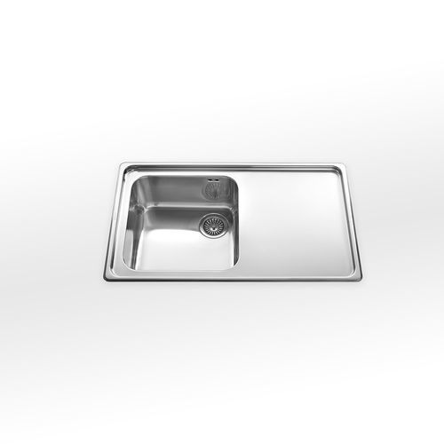 Einbeckenspüle - Basic - ALPES-INOX - ohne Abtropffläche / mit Abtropffläche / Edelstahl