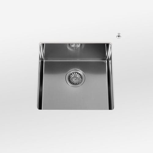 Unterbauspüle - radius 12 VSR  - ALPES-INOX - 1 Becken / ohne Abtropffläche / Edelstahl