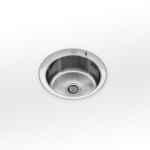 Einbeckenspüle - VF 51-AM - ALPES-INOX - ohne Abtropffläche / Edelstahl / Monoblock