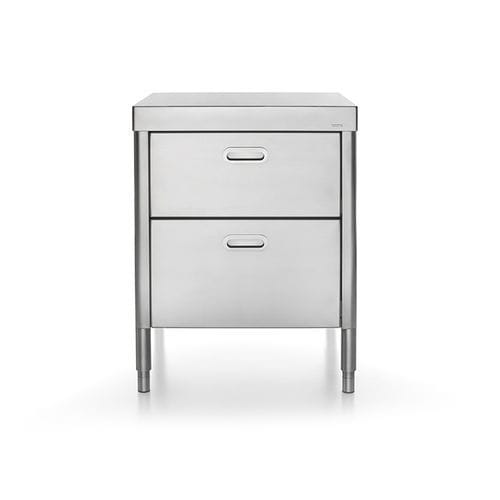 Unabhängiges Küchenelement - 70C-CONTENIMENTO-1 - ALPES-INOX - freistehend / mit Schublade