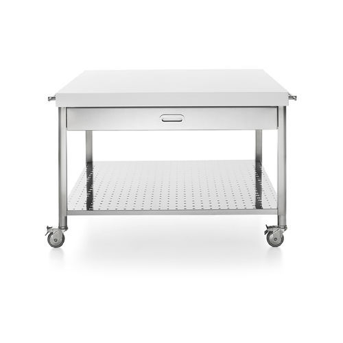 Edelstahlwagen - 130x125C-CARRELLO-1 - ALPES-INOX - Corian®