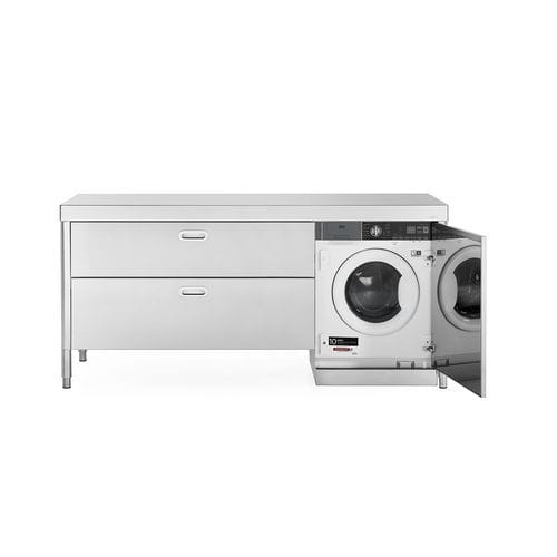 Ablagemöbel auf Beinen - 190C-LAVATRICE-1 - ALPES-INOX