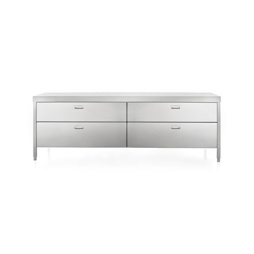 Unabhängiges Küchenelement - 250C-CONTENIMENTO-1 - ALPES-INOX - freistehend / mit Schublade