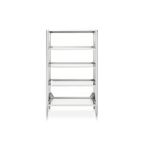 Modernes Regal - 98/185 DISPENSA APERTA - ALPES-INOX - Edelstahl / für Küchen