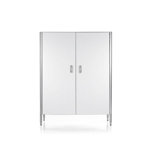 Moderner Lagerschrank für Küchen - 128/165 DISPENSA/1 - ALPES-INOX - Edelstahl