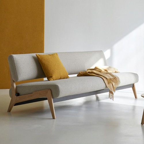 Konvertibles Sofa - Nolis  - INNOVATION LIVING - modern / Stoff / grau