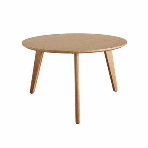 Moderner Couchtisch - Nordic  - INNOVATION LIVING - Eiche / Gestell aus Eiche / rund
