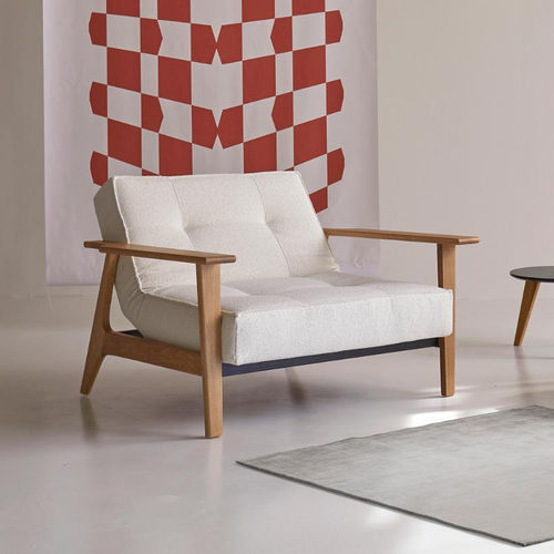 Moderner Sessel - Splitback Frej  - INNOVATION LIVING - Stoff / Stahl / mit abnehmbarem Kissen