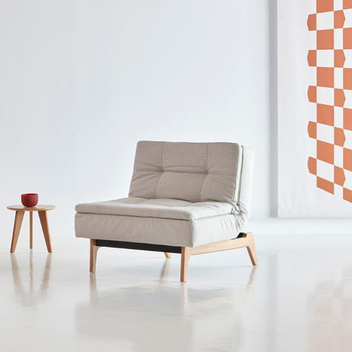 Moderner Kaminsessel - Dublexo Eik - INNOVATION LIVING - Stoff / Stahl / Bett