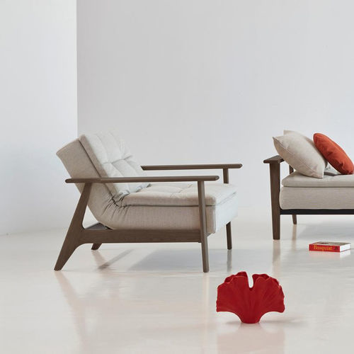 Moderner Sessel - Dublexo Frej - INNOVATION LIVING - Stoff / Stahl / Bett