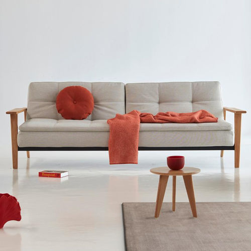 Bettsofa - Dublexo Frej  - INNOVATION LIVING - modern / Stoff / mit Armlehnen