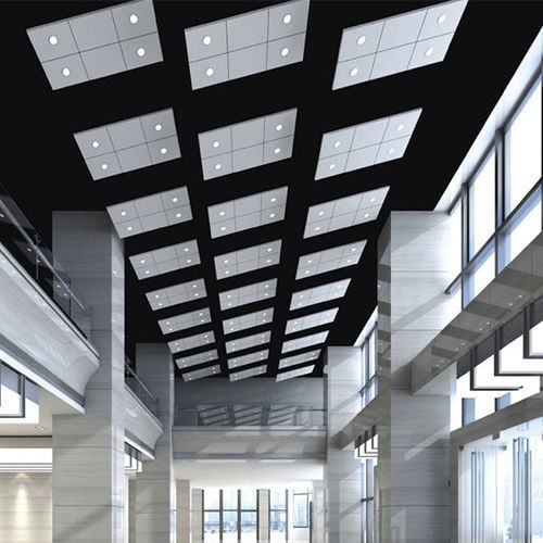 Aluminium-Zwischendecke - Foshan Henglicai Building Materials Co.,Ltd. - Aluminiumlegierung / Platten / für Konferenzraum