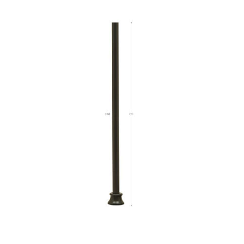 Mast für Anzeigetafel - PL005 - irollo - galvanisiertem Stahl / galvanisiertes Eisen