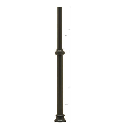 Mast / galvanisiertes Eisen - PL003 - irollo - für Anzeigetafel / Gusseisen