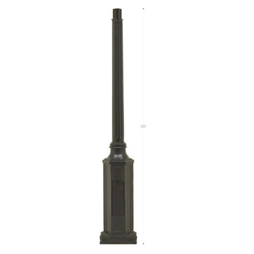 Gusseisen-Mast - PL001 - irollo - für Anzeigetafel / galvanisiertes Eisen