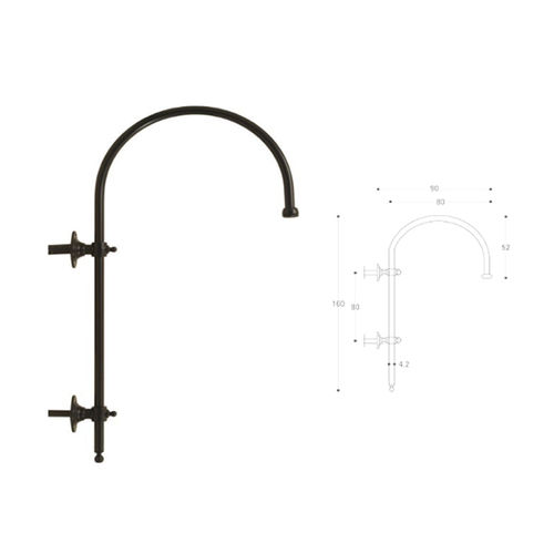 Ausleger für Laterne / Gusseisen - MP001 - irollo