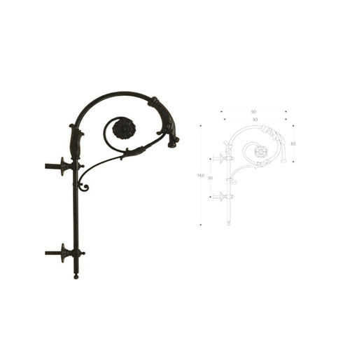 Ausleger für Laterne / Gusseisen - MP004 - irollo