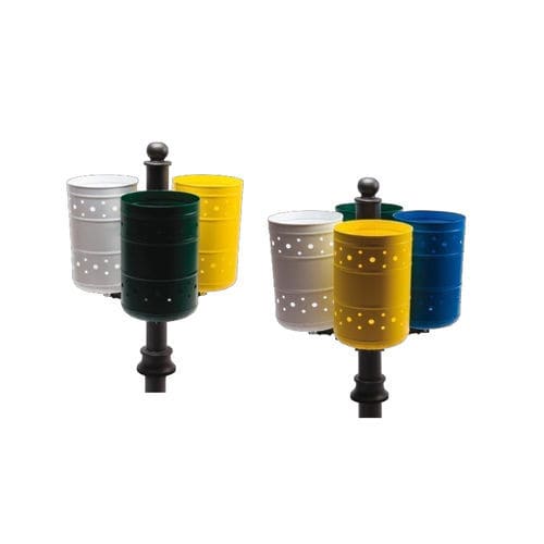 Gusseisen-Papierkorb - CSD05 - irollo - galvanisiertes Eisen