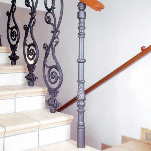 Gusseisenbalustrade - CAPS009 - irollo - für den Innenraum / für Außenbereich / für Terrasse