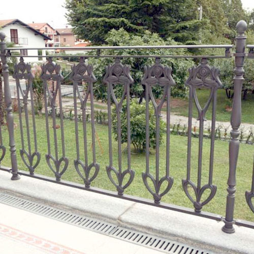 Gusseisenbalustrade - ER005 - irollo - für Außenbereich / für Terrasse / für Treppen