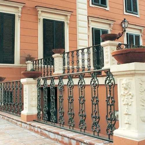Gusseisenbalustrade - ER008 - irollo - für Außenbereich / für Terrasse / für Treppen