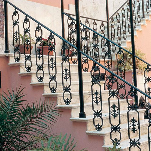 Gusseisenbalustrade - ER017 - irollo - für Außenbereich / für Treppen / für Balkon