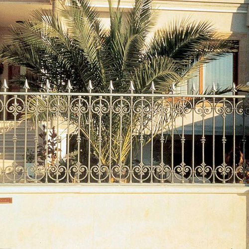 Gusseisenbalustrade - ER019 - irollo - für Außenbereich / für Balkon / wandmontiert