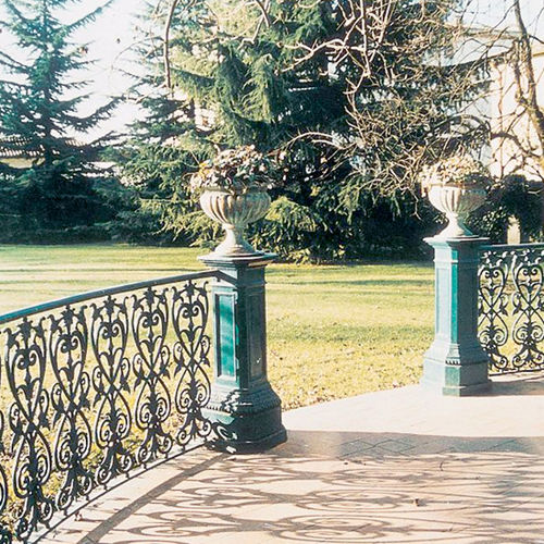 Gusseisenbalustrade - ER025 - irollo - für Außenbereich / für Terrasse / für Balkon