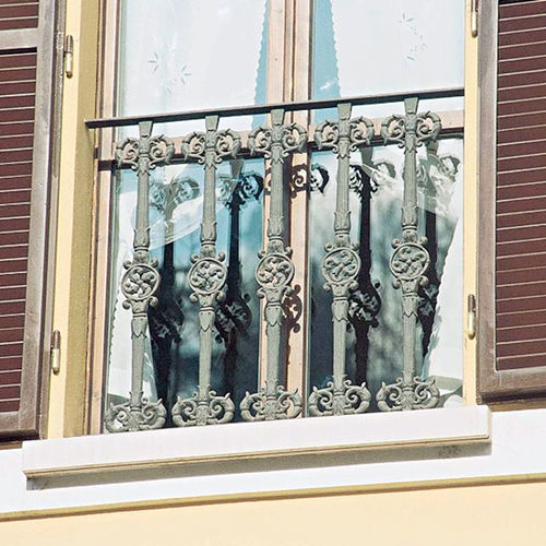 Gusseisenbalustrade - ER041 - irollo - für Außenbereich / für Terrasse / für Fenster