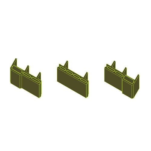 Betonschalungsstein - ecohousesystem - für Fassaden / für Wand / dämmend