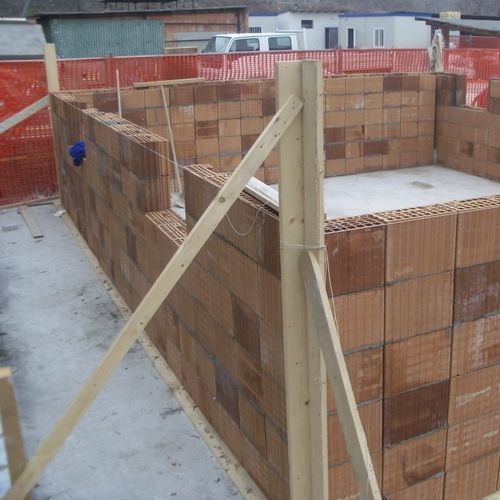 Betonmauer - EXTERNAL - ecohousesystem - Zement / Ton / selbsttragend