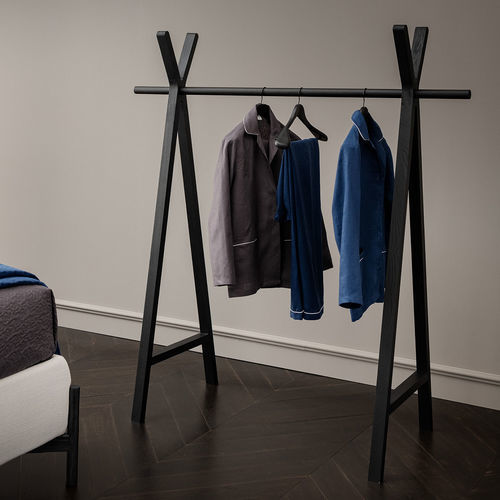 Bodenstehender Garderobenständer - ALTRENOTTI - modern / Holz / schwarz