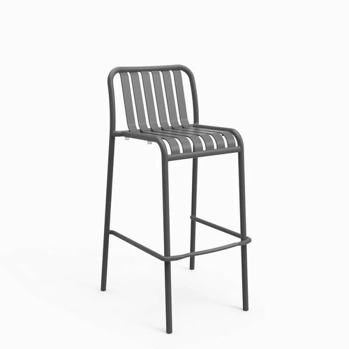 Moderner Barstuhl - Brighton - Zaneti - für Außenbereich / für den Innenraum / Aluminium