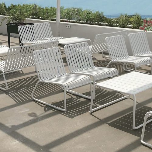Moderner Sessel - Brighton - Zaneti - Aluminium / Aluminium / ergonomisch