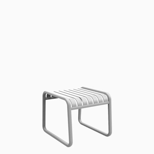 Moderner Beistelltisch - Brighton  - Zaneti - Aluminium / Gestell aus Aluminium / rechteckig
