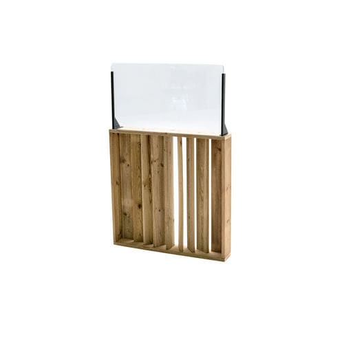 Holz-Raumteiler - BA75PH40 - Hortalia - für Restaurants / für Hotels / für Terrasse