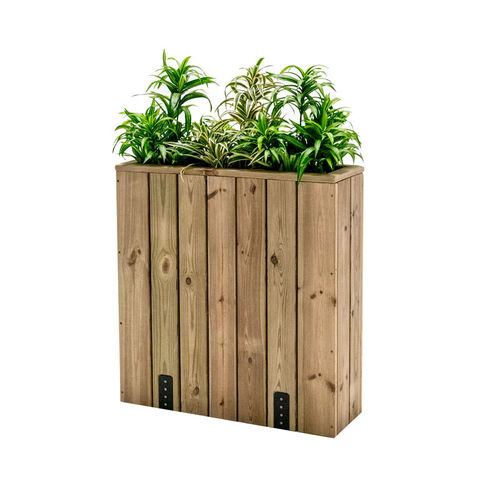 Holz-Pflanzkübel - J75 - Hortalia - rechteckig / modulierbar / modern