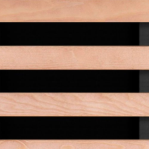 Akustikplatte für abgehängte Decken - WL/H8/38x38 - Woodslines - hängend / Massivholz / Eiche