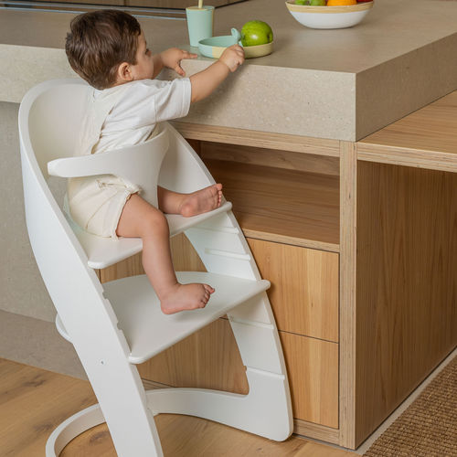 Erweiterbarer Hochstuhl - Sapling  - NU Furniture - Buche / lackiertes Holz / Nussbaum