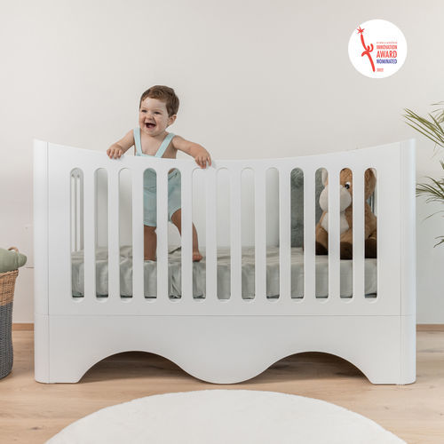 Erweiterbares Babybett - Wave cot - NU Furniture - Einpersonen / modern / individuell gestaltbar