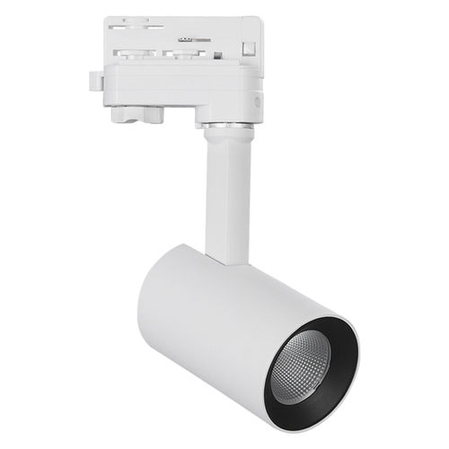 LED-Schienenleuchte - FRANCE 20 - Hofflights - rund / Aluminium / für Gewerbegebrauch