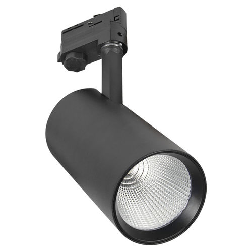 LED-Schienenleuchte - FRANCE 40 - Hofflights - rund / Aluminium / für Gewerbegebrauch
