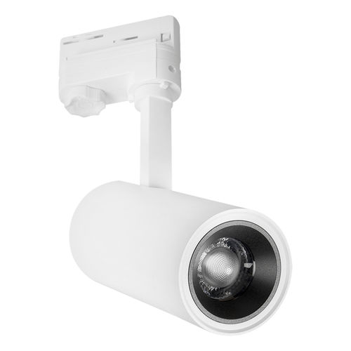 LED-Schienenleuchte - TOKYO 15 - Hofflights - rund / Aluminium / für Gewerbegebrauch